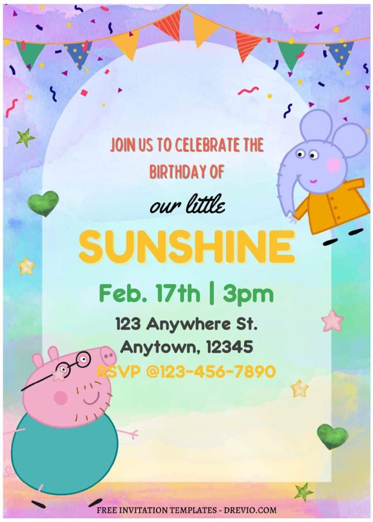 Details Should You Include in Your Peppa Pig Party Invitations