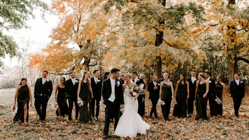 Fall Foliage Wedding Party Planner