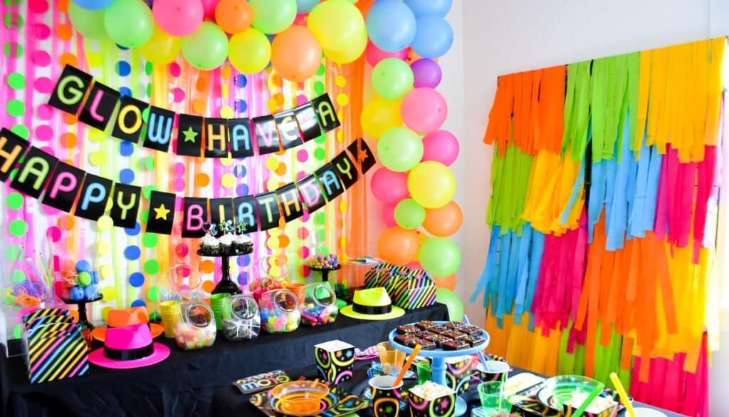 Glow in the Dark Birthday Party Planner