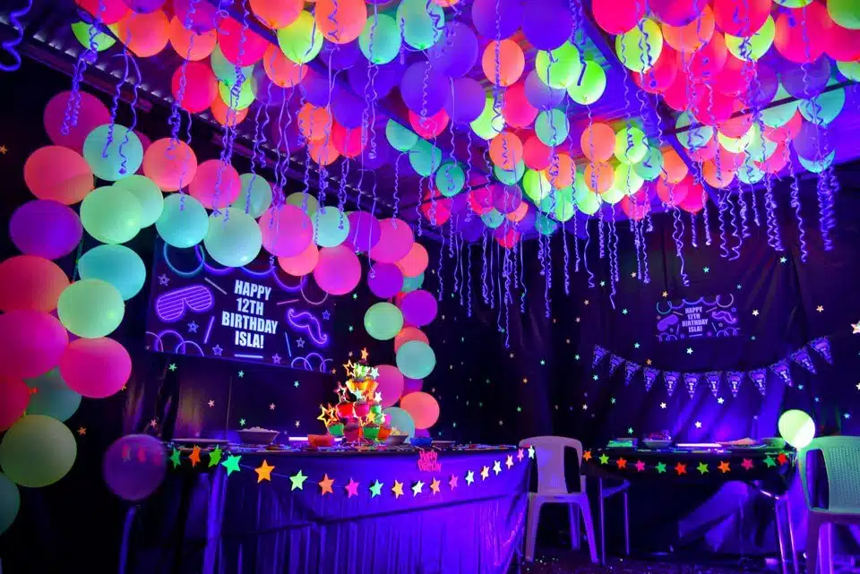 Glow in the Dark Birthday Party Planner