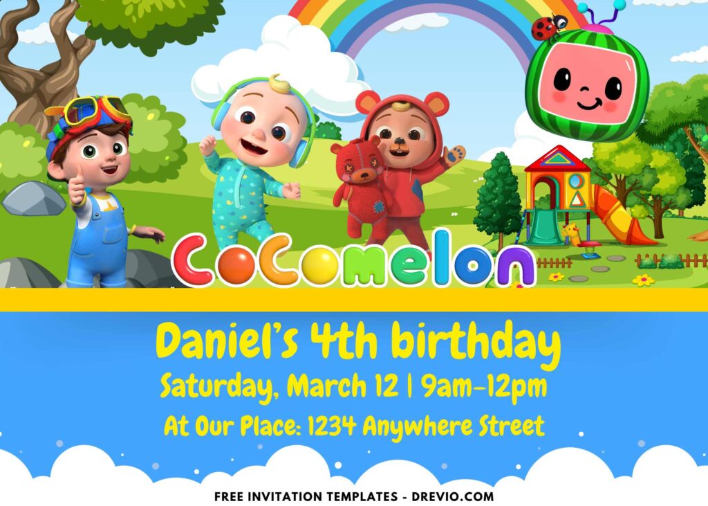 Rainbow Cocomelon Birthday with TomTom and JJ