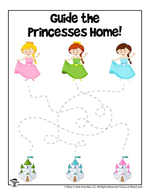 Kidss Activities for Disney Princess Birthday Party