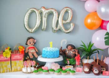 Moana Birthday Party (Credit: meansoflines)