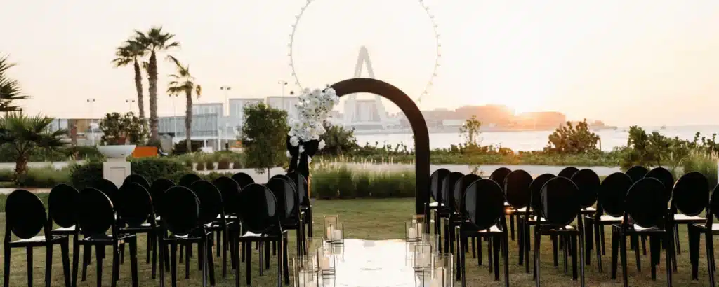 Monochrome Elegance Wedding Party Planner