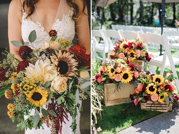 Summer Sunflower Wedding Party Planner