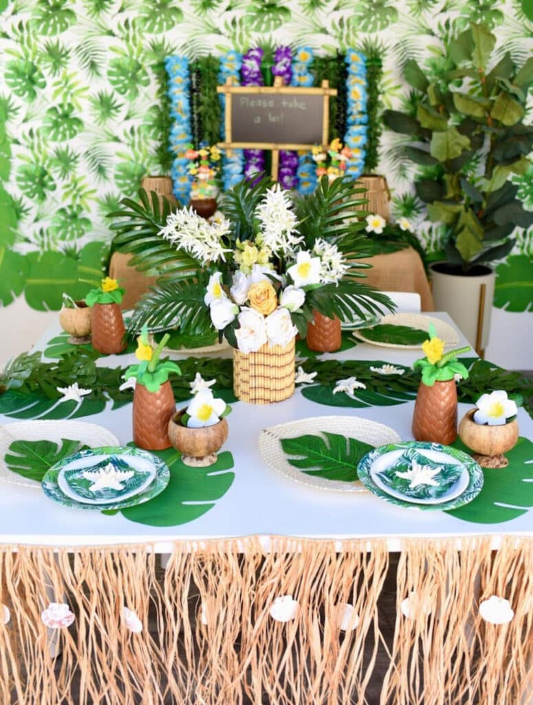 Tropical Island Birthday Party Planner