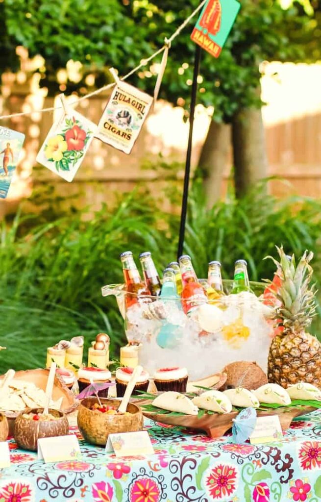 Tropical Island Birthday Party Planner