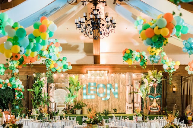 Tropical Island Birthday Party Planner