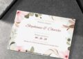 Whimsical Garden Anemone Wedding Invitations