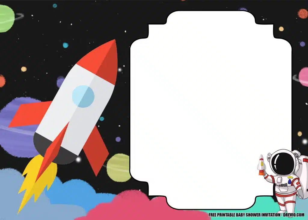 Best Design Elements for Rocket Birthday Invitations