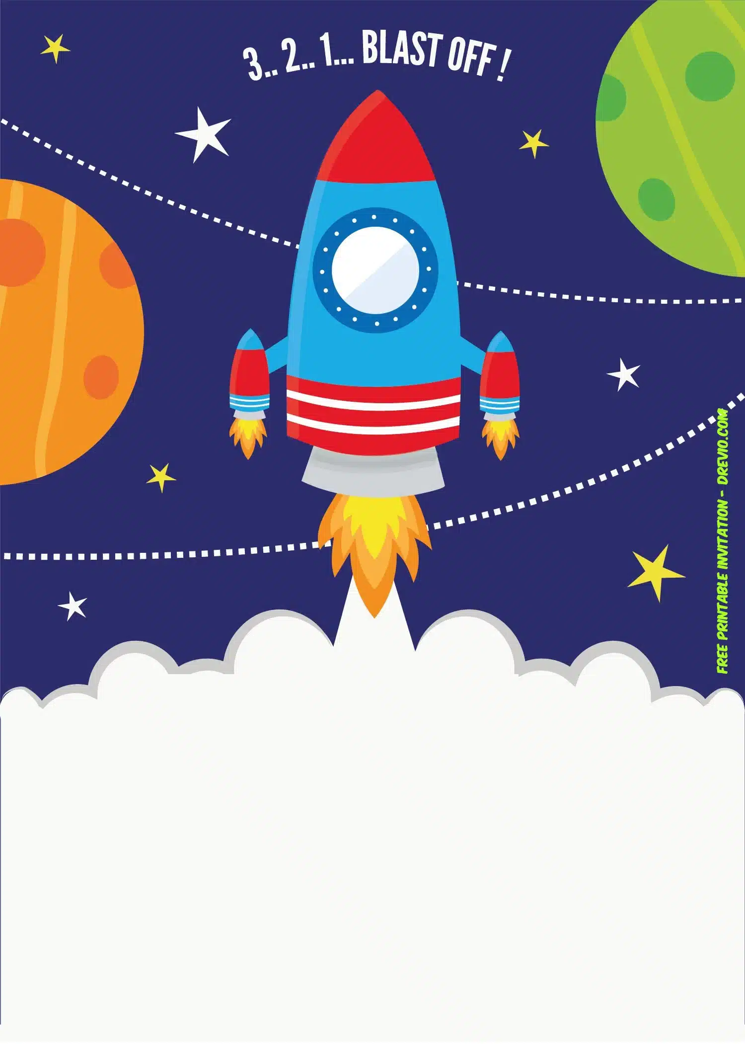 Checklist for Sending Rocket Birthday Invitations