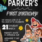 FREE Editable Canva – 7+ Summer With Luca Birthday Invitation Templates