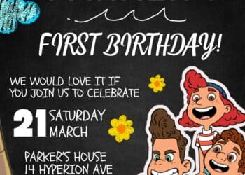 FREE Editable Canva - 7+ Summer With Luca Birthday Invitation Templates