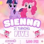 14+ UPDATED My Little Pony Birthday Invitations (Beginners Can Customize)