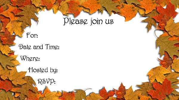 DIY Fall Harvest Invitation Crafts for Little Helpers