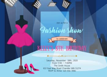 Fashion Show Invitation (Credit: postermywall)