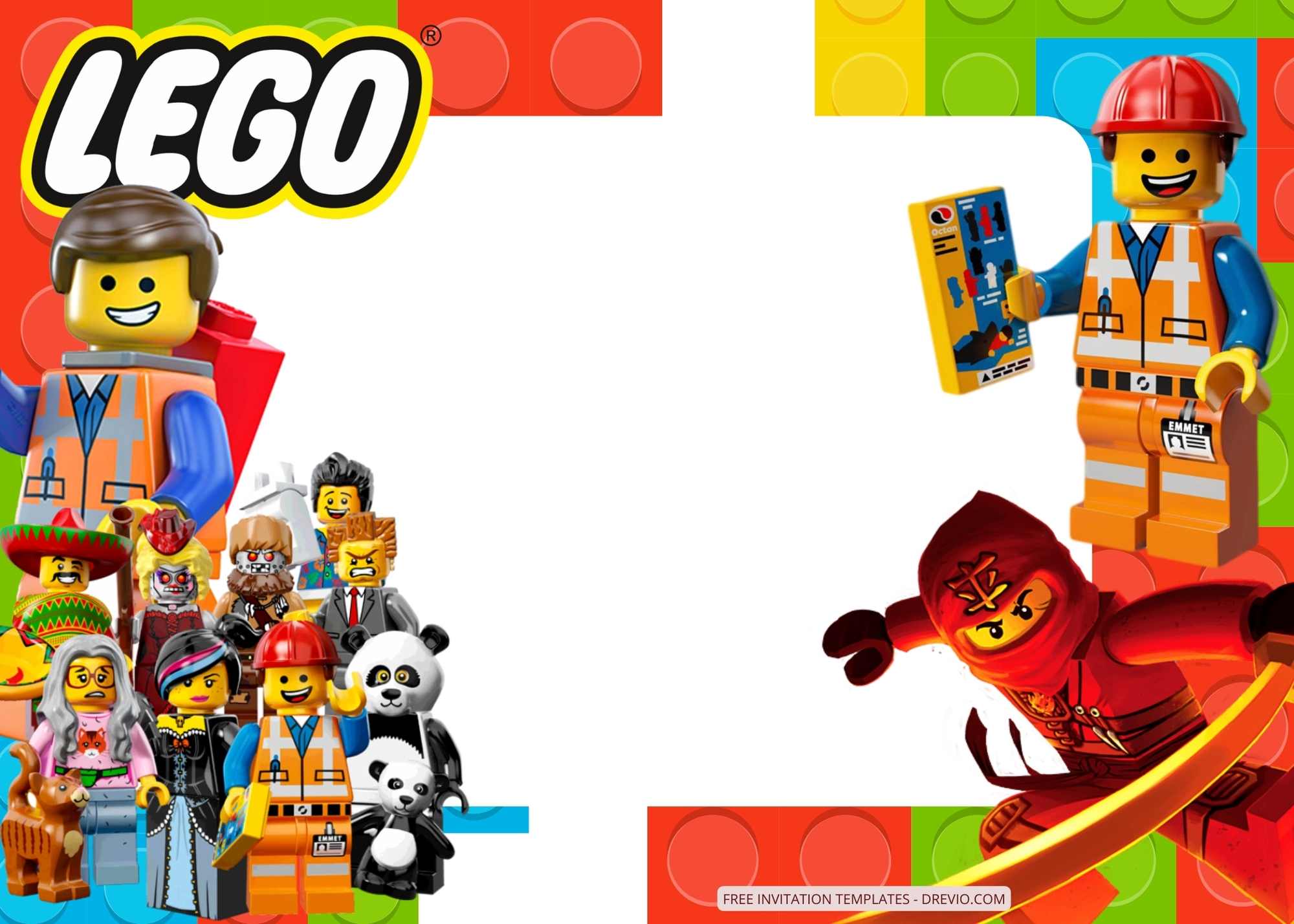 Free Lego Invitation Templates