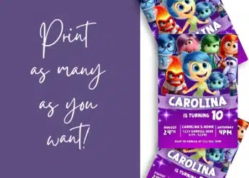 Inside Out Invitations (Credit: mamalifeprintables)