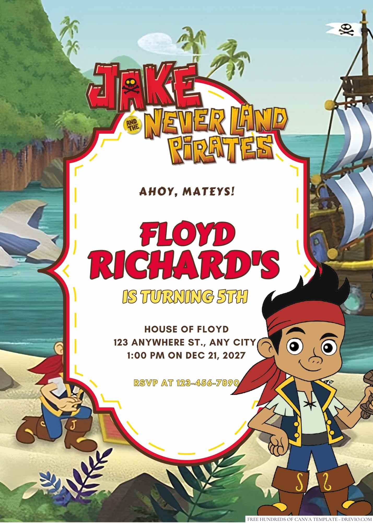 Our Treasure Hunt Invitations