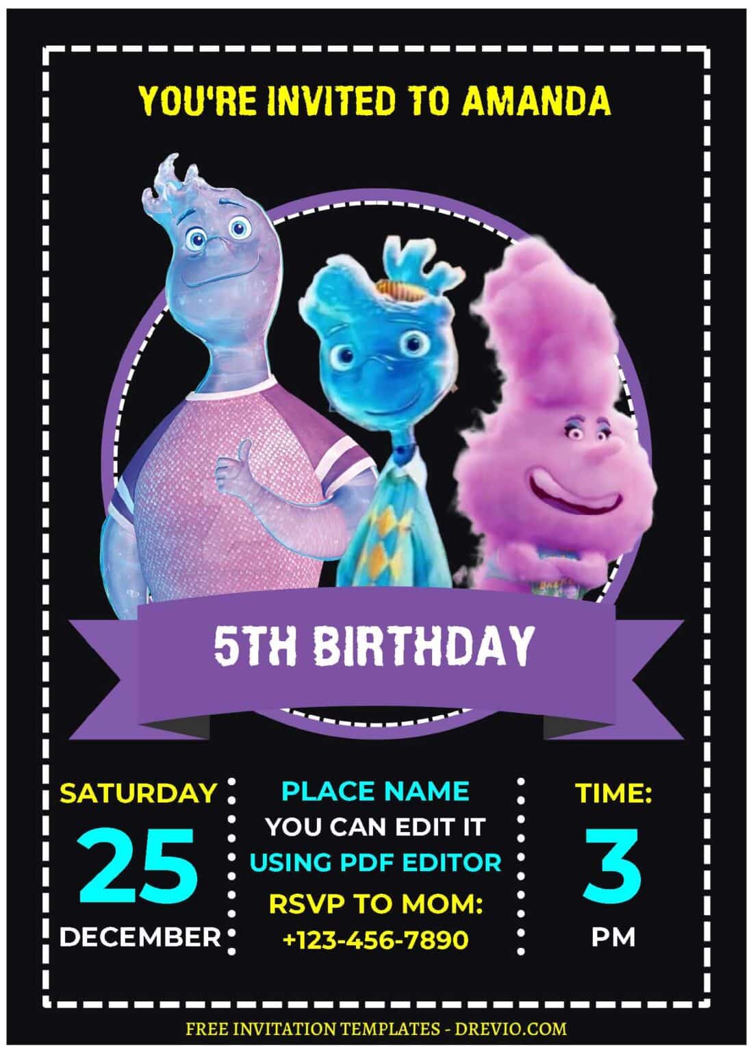 Personalize Firefighter Invitations