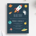 Checklist for Sending Rocket Birthday Invitations