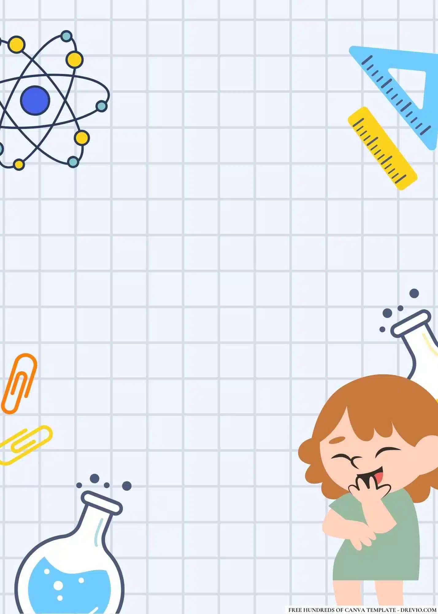 Science Birthday Invitation