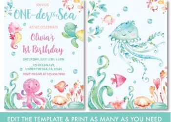 Under the Sea Invitation (Credit: pinterest)