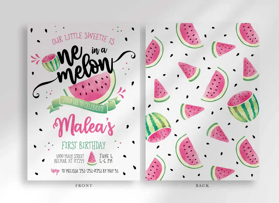 Top Mistakes to Avoid When Creating Watermelon Birthday Invitations