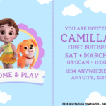 (Free Canva Template) ChuChu TV Birthday Party Kits