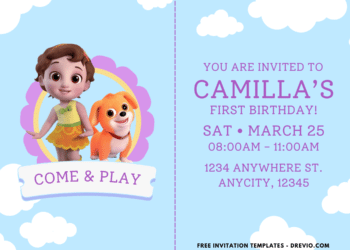 Sunny Day ChuChu TV Birthday Party Invitations