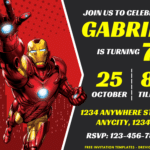 (Free Canva Template) Marvel Avengers Iron Man Birthday Party Kits (Updated!)