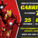 Iron Man Birthday Party Invitations