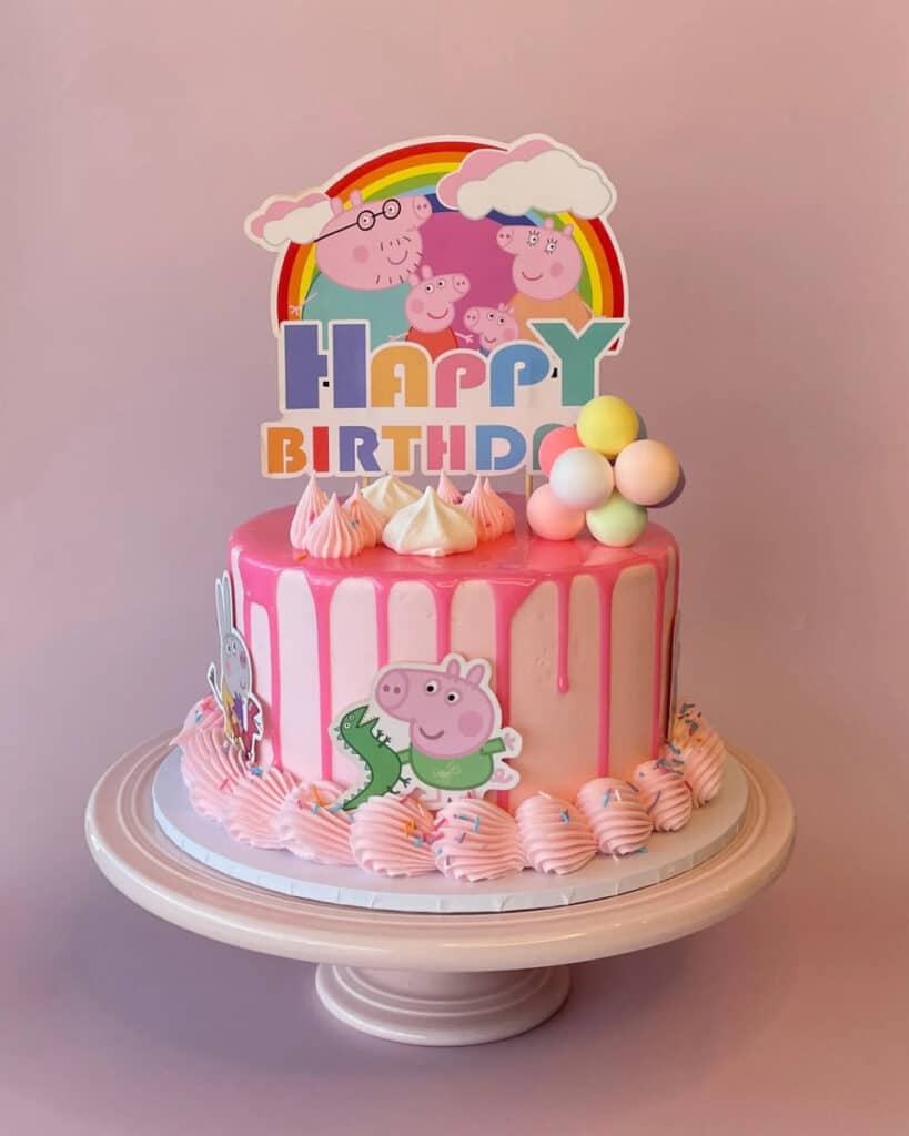 Peppa Pig Birthday Cake