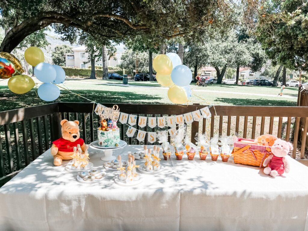 Winnie-The-Pooh Themed Birthday Picnic