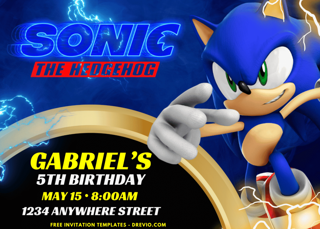 Epic Sonic The Hedgehog Birthday Kits 