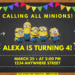 Minions Birthday Party Invitations