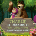 Masha And The Bear Birthday Party Invitations