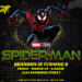 Gravity Sparay Paints Spiderman Miles Morales Birthday Party Invitations