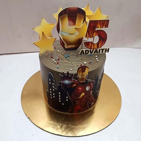 Iron Man Birthday Cake Topper