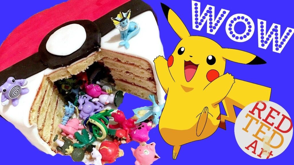 DIY Pokemon Poke Ball Cake