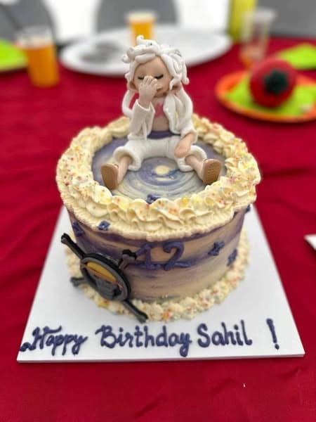 One Piece Luffy Gear 5 Birthday Cake