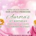 Princess Aurora Birthday Party Invitations