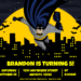 Gotham City Batman Birthday Party Invitations