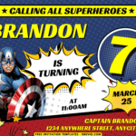 (Free Canva Template) 7+ New Captain America Birthday Party Kits (Updated 2026)