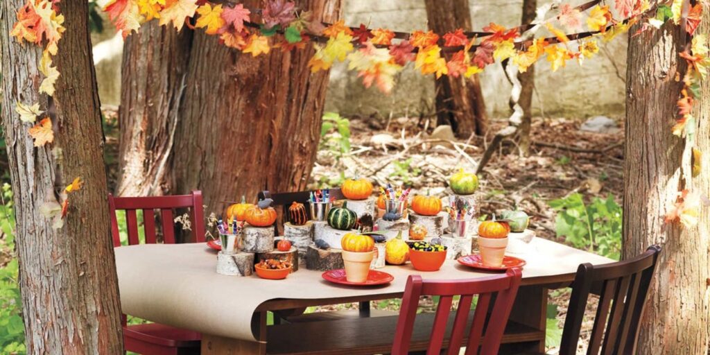 Autumn Themed Party Decor