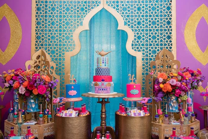 Shimmer and Shine Arabian Princess Birthday Party Decor