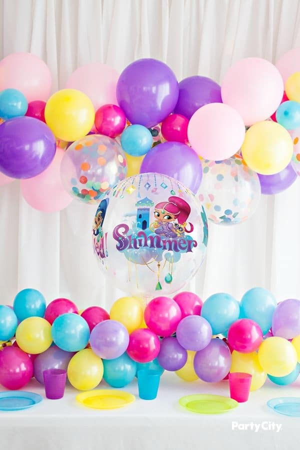 Shimmer and Shine Balloon decor