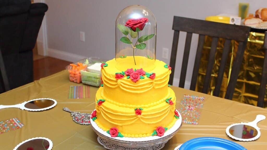Belle Beauty And The Beast Birthday Cake