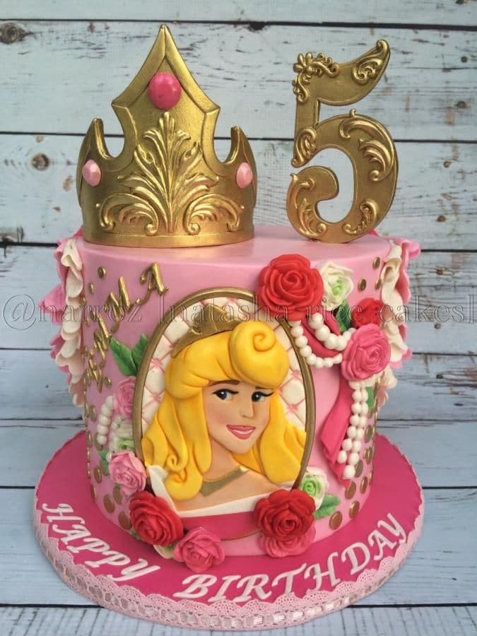 Princess Aurora Birthday Cake