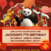 Po Tigress Master Shifu And Crane Kung Fu Panda Birthday Invitations
